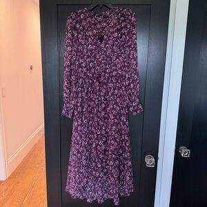 Floral Purple Dress